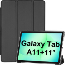 Beschermhoes voor compatibel met Samsung Galaxy Tab A11+ 2025 en A9+ 2023 11 inch, schokbestendige tablethoes, zwart