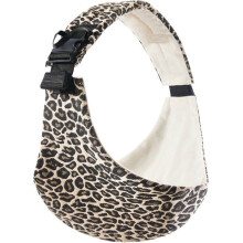 Hands Free Baby Carrier, Soft and Breathable, Adjustable and Machine Washable for Toddlers 3 to 36 Months, Leopard Print