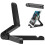 Supporto regolabile per tablet e telefoni cellulari, portatile, compatibile con iPad e tablet Samsung Galaxy, nero 1
