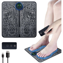 Elektrische voetmassageapparaat met 8 standen en 19 intensiteitsniveaus, bevordert de bloedcirculatie en verlicht spierpijn