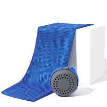 Serviette rafraîchissante pour le sport et l'été, séchage rapide, taille adulte 30 x 80 cm, bleu royal, avec étui de rangement
