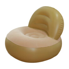 Canapé gonflable avec dossier, chaise longue portable multifonction épaisse et moelleuse pour la maison, le camping et la détente