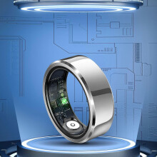 Smart Ring for Men and Women, IP68 Fitness Tracker with Pedometer, Calories, and Sleep Monitoring for Android and iOS