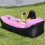 Divano gonfiabile con cuscino, poltrona gonfiabile portatile e leggera, per relax interno ed esterno, comoda e resistente 4