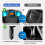 Car Cigarette Lighter USB Adapter, 2-Socket Charger with LED Voltmeter, QC3.0 Dual USB and 20W PD Type C Fast Charging 3