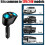 Car Cigarette Lighter USB Adapter, 2-Socket Charger with LED Voltmeter, QC3.0 Dual USB and 20W PD Type C Fast Charging 4