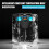 Car Cigarette Lighter USB Adapter, 2-Socket Charger with LED Voltmeter, QC3.0 Dual USB and 20W PD Type C Fast Charging 5