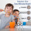 2 Minute Smiley Face Hourglass Timer, Multi Color Sand Timer for Kitchen, Study, Office and Home Use 4