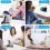 Supporto regolabile per tablet e telefoni cellulari, portatile, compatibile con iPad e tablet Samsung Galaxy, nero 6