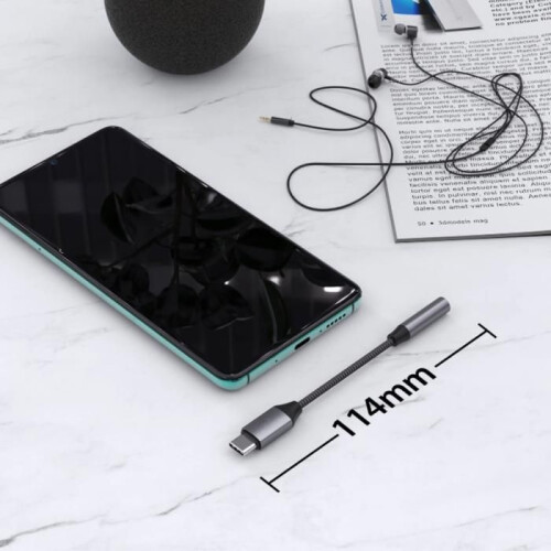 Προσαρμογέας USB Type C σε υποδοχή ήχου 3,5 mm με τσιπ DAC υψηλής ανάλυσης για καθαρό ήχο 2