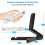 Supporto regolabile per tablet e telefoni cellulari, portatile, compatibile con iPad e tablet Samsung Galaxy, nero 4