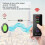 Wireless Key Finder, 80 dB RF Key Locator with 130 ft Range, Remote with LED Flashlight, Base Holder 4