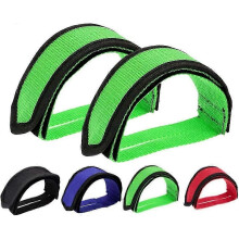 Cinghie per pedali da bicicletta, 1 paio in nylon regolabile 45 cm, compatibile con bici a scatto fisso mountain bike e bici da strada per adulti