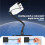 80W Fast Charger with Retractable Cable, Multi Plug Replacement, Fast Charging for iPhone, Samsung, Huawei and Galaxy Devices 2