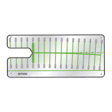 Golf-Putting-Ausrichtungsspiegel, tragbarer, kompakter 31 x 17,5 cm Golf-Putter-Positionskorrektor aus Kunststoff, Trainingshilfe