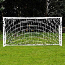 Porta da calcio a 5, 300x200x150 cm, rete in fibra di polipropilene resistente agli urti, flessibile e leggera per allenamento.