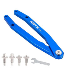 Chiave regolabile per perni fissaggio copripedivella bicicletta, lega di alluminio blu, compatibile con TOOR