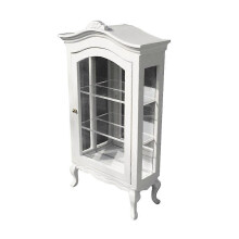Miniature Furniture Cabinet, 16 x 9 x 4cm White Handmade Wooden, 1:12 Scale for Dollhouse Decoration