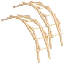 Houten boogbrug model speelgoed, 2 sets, doe-het-zelf handgemaakt, educatief speelgoed voor kinderen, huisdecoratie