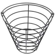 Metal Ball Storage Basket, 2 Pack, Iron, with Handle, Large Capacity, 23x21x21cm, for Stadium and Outdoor Use