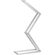 Elzo LED-Schreibtischlampe, faltbar, wiederaufladbar, kabellos, 3 Helligkeitsstufen, 360 drehbar, Aluminiumlegierung, für Büro Schlafzimmer Camping