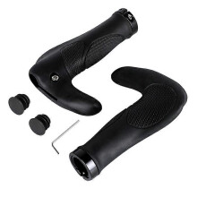 Manopole per manubrio da bicicletta 2 pezzi, inserti in gel morbido, diametro interno 22,2 mm, compatibili con mountain bike e bici da strada