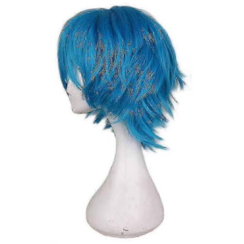 Short Straight Men Cosplay Wig, Adjustable Size, Realistic Anime Character Same Design 1
