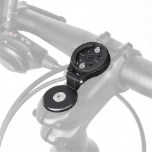 Supporto regolabile in alluminio per ciclocomputer, compatibile con Garmin Wahoo Bryton, per manubrio bici strada e mountain bike