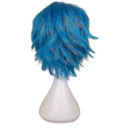 Short Straight Men Cosplay Wig, Adjustable Size, Realistic Anime Character Same Design 2