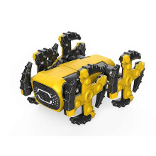 Robot intelligente fai-da-te con rilevamento dei gesti, 142 pezzi, 3 modalità di funzionamento, richiede 4 batterie AAA da 1,5 V.