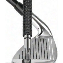 Golfschläger-Rillenschärfer und Reiniger, vakuumwärmebehandelter Stahl, kompatibel mit U- und V-Rillen von Wedges und Eisen
