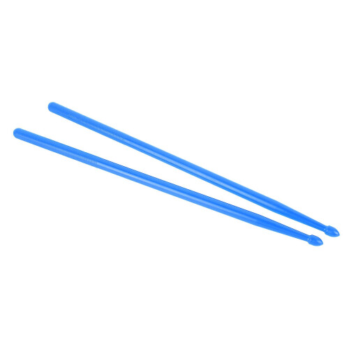 Drum Sticks, 2 Pack Blue Nylon Portable Replacement Drum Rods for Percussion Instruments