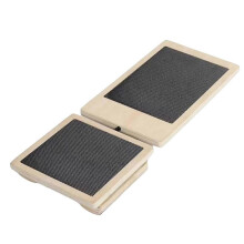 Ankle Balance Board, Sturdy Wooden Single Leg Balance Board for Ankle Strengthening Knee Recovery Home Fitness