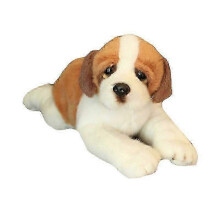 Bambola di peluche a forma di cane dei cartoni animati, alta 26 cm, statuetta di animale imbottito per decorazione domestica