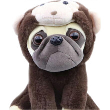 Golf Wood Head Cover, Brown Knitted Plush Golf Mallet Club Cover, 23x15cm, Durable Scratch-resistant Protection for Golf Utility Clubs