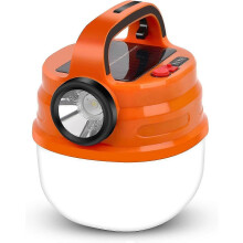 Solar-Campinglampe mit wiederaufladbarem Akku, 6 Modi, 42 LEDs, wasserdicht, mit Aufhängehaken