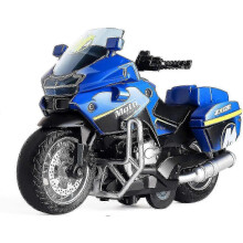 Motorradspielzeug mit Rückziehmechanismus, Sound und Licht, ABS-Kunststoff und Gummirädern für Kinder von 3-9 Jahren