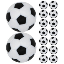 Foosball Balls 16pcs Compatible with Table Soccer Games, HIPS Material, Multi Color