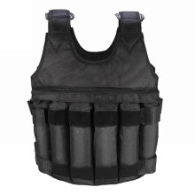 Verstellbare Fitness-Gewichtsweste 20 kg/50 kg mit 1216 Sandbeuteln für das Training