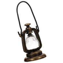 Dollhouse Mini Kerosene Lamp Resin Alloy Decoration for Miniature 1/12 Scale