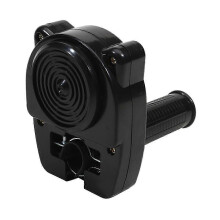 Children's Bicycle Handlebar Bell Compatible with Motorcycles, Black Sound Imitation Accelerator