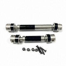 Aandrijfassen compatibel met Traxxas TRX4M TRX-4M, 2 stuks metalen CVD voor 1/18 schaal RC crawler auto