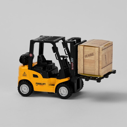 1/50 Scale Forklift Model Diecast Toy with Liftable Design and Pull Back Function for Kids 1