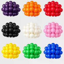Einfache Latexballons, 10 Zoll, verschiedene Farben, für Partydekorationen und Veranstaltungen