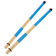 Pałeczki perkusyjne bambusowe 38 cm, para, drewniane, trwałe, z wygodnym uchwytem
