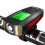 Bicycle Headlight with Fog Light Horn and Speedometer Display Compatible with Wired Cycle Computer 1