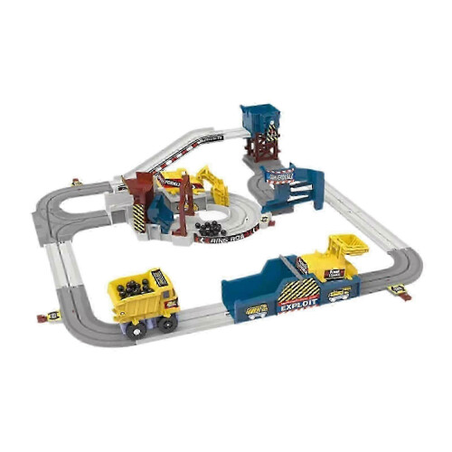 Circuit de train Quarry Engineering, jouet de construction éducatif STEM pour enfants, à assembler soi-même