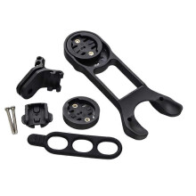 Integrated Bike Handlebar Computer Mount Holder Compatible with Canyon H11 H36 Aeroad Road Bike, Black Plastic
