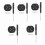 Universal Cycling Computer Mount Bracket, 5-Pack Compatible with Garmin Wahoo GPS Devices 1