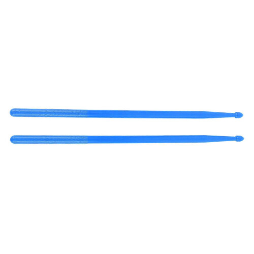 Drum Sticks 2 Pieces Blue Nylon Portable Replacement Percussion Instrument Drum Rods 2